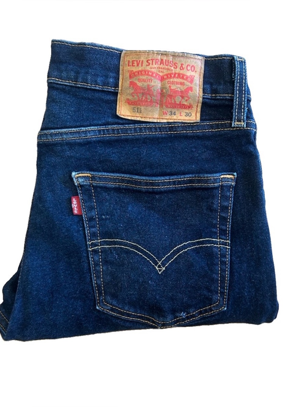 Levi’s 511 Slim Fit Dark Wash Jeans 34x30